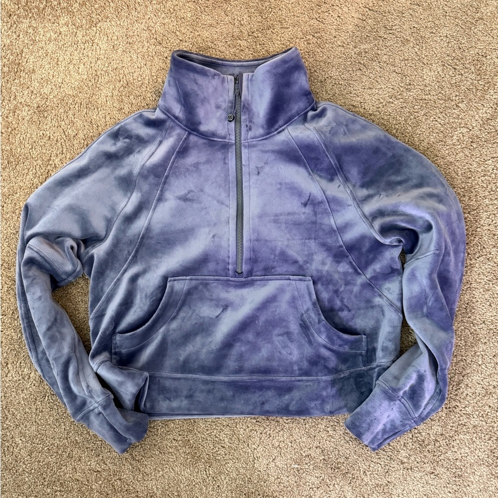 XS/S Scuba Oversized Funnel-Neck Half-Zip